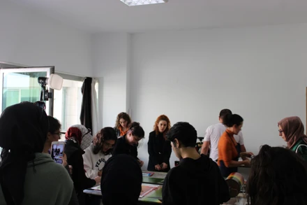 Elena SMYRNIOTIS tarafından "Mono Baskı" Workshop gerçekleştirildi